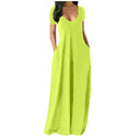 Deep V Sundress: Stylish Summer Party Attire Elegant Design