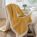 Sofa Blanket Winter Thick Coral Fleece Office Nap Blanket