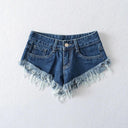 Sizzling Denim Shorts for Edgy Street Style Trend Women