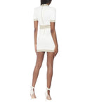 White Bandage Dress: Sexy Short Sleeve Statement Piece