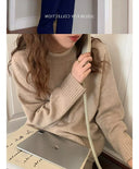 Classic Style Cashmere Sweater Suit Women's Two-Piece Set