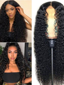 Luxurious Brazilian Deep Curly Lace Front Wig Glamour Style