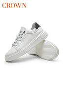 Crown Spring and Autumn Soft Bottom Shock-Absorbing White Shoes