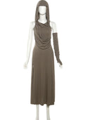 Spicy Chic Dark Wind Pleated Dress Summer Sophistication