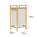 Japanese Style Laundry Basket For Home Bedroom Clothing