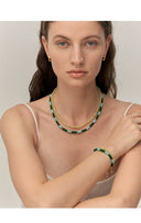 Cnhnon Handmade Beaded Trendy Necklace Natural Stone Jewelry