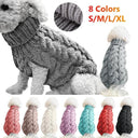 Cozy Knitted Pet Sweater: Stylish Winter Outfit for Small Dogs & Cats  ourlum.com   