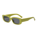 Chic Green Square Sunglasses for Stylish Hip Hop Trendsetters