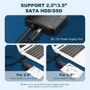 SATA to USB 3.0 Adapter Cable for 3.5/2.5 Inch SSD HDD