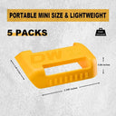 2/5/10Pcs For Dewalt 18V 20V 60V Battery Holder Yellow