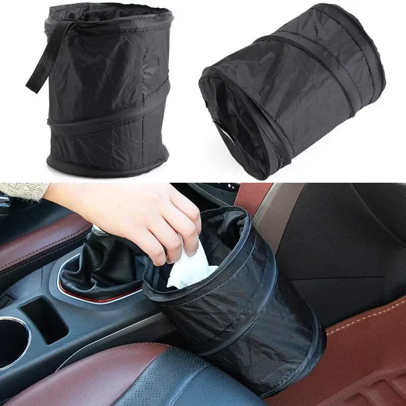 2023 Car Trash Portable Vehicle Garbage Can Waterproof Bag