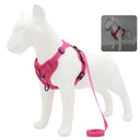 French Bulldog Reflective Mesh Dog Harness with Leash