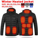 Heated Jacket USB Intelligent Dual Control 9-19 Zone Warm