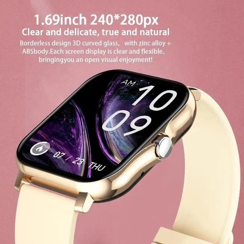 LIGE 2024 Full Touch Screen Smart Watch with Health Monitoring and Sports Modes - Bluetooth Calls, Digital Smartwatch Wristwatch  ourlum.com   