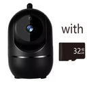 Ycc365 Plus Smart HD WiFi Camera: Enhanced Home Security Solution  ourlum.com black add 32G EU plug 