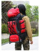 90L Waterproof Hiking Camping Backpack Rucksack Large Capacity