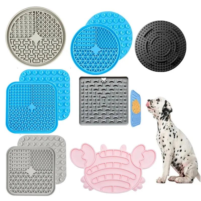 Slow Feeder Lick Pad for Dogs and Cats: Shower Distraction Silicone Tray  ourlum.com   