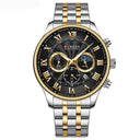 CURREN 2023 Men's Waterproof Chronograph Watch with Luminous Hands - Stylish Stainless Steel Sport Timepiece  OurLum.com silver gold CHINA 