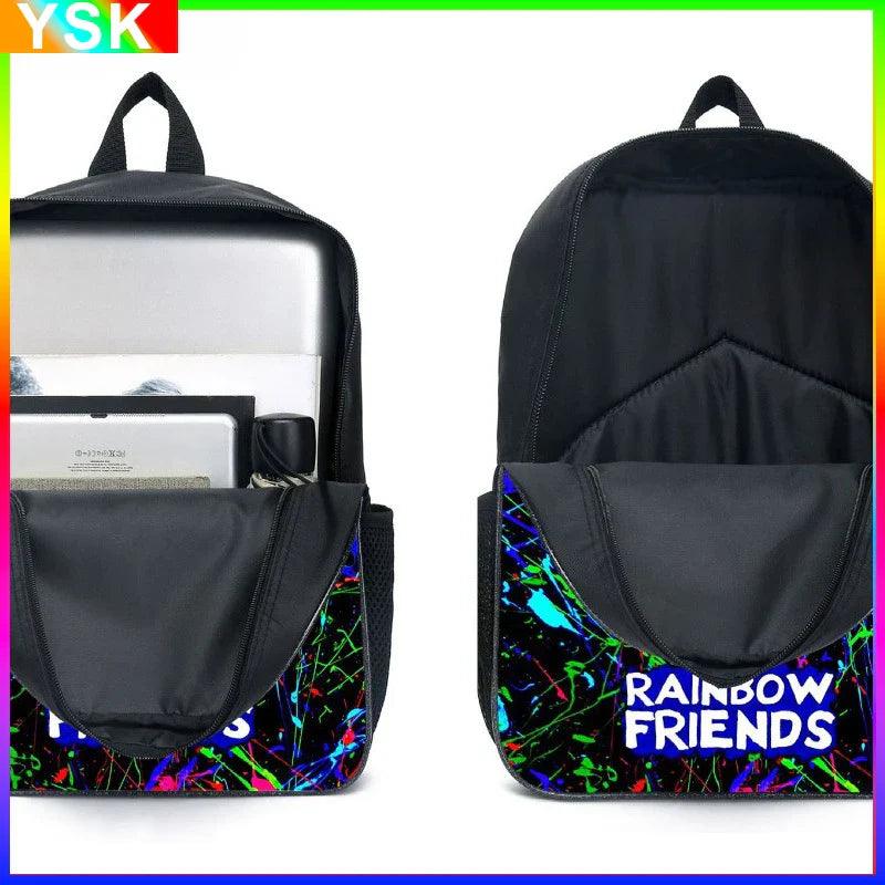 MINISO New Rainbow Friends Backpack Kindergarten Small Children's Cartoon School Bag Mochila Girls Anime Children's Toys Gifts  ourlum.com   