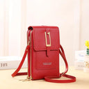 Soft Leather Crossbody Phone Purse Stylish Wallet for Women