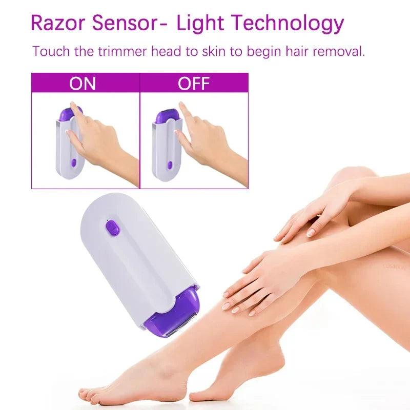 Laser Touch Epilator: Professional Hair Remover for Women's Body & Face  ourlum.com   