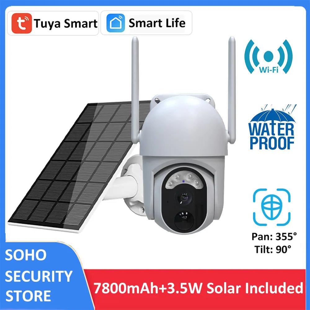 Smart Solar PTZ Camera: Enhanced Outdoor Security & Surveillance  ourlum.com Solar Cam  