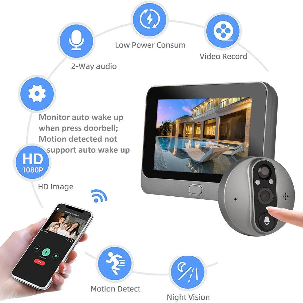 Smart WiFi Door Bell Camera: Ultimate Home Security Solution  ourlum.com   