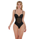 Backless Black Nude Padded Bodysuit - Seamless Shapewear for Every Occasion