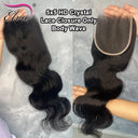 Invisible HD Lace Closure with Straight Brazilian Hair