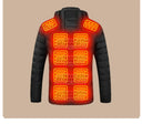 21 Areas Heated Jacket Winter USB Electric Heating Coat