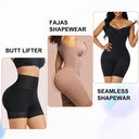 Seamless Butt Lifter Bodysuit - Low Back Compression Shapewear for Women