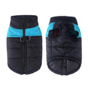 Winter Warm Waterproof Dog Vest Jacket for Large Breeds  ourlum.com blue S 