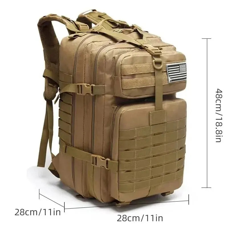 Tactical Hiking Backpack: Outdoor Adventure Gear with Style & Durability  ourlum.com   