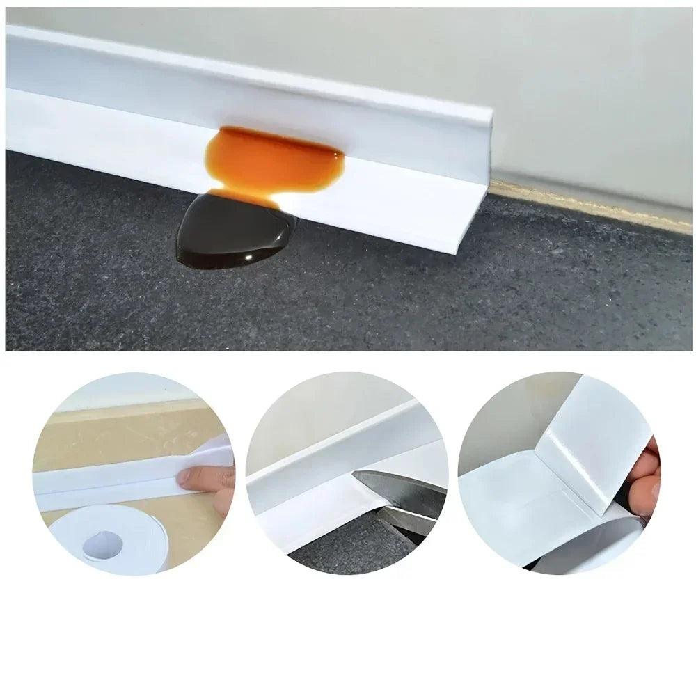 PVC Bathroom Waterproof Sealing Tape: Easy Leak Prevention & Installation  ourlum.com   