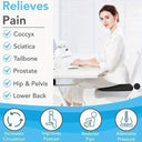 Large Honeycomb Gel Seat Cushion for Pain Relief Ergonomic