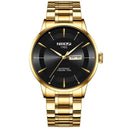 Luxury Stainless Steel Men's Watch with Luminous Hands