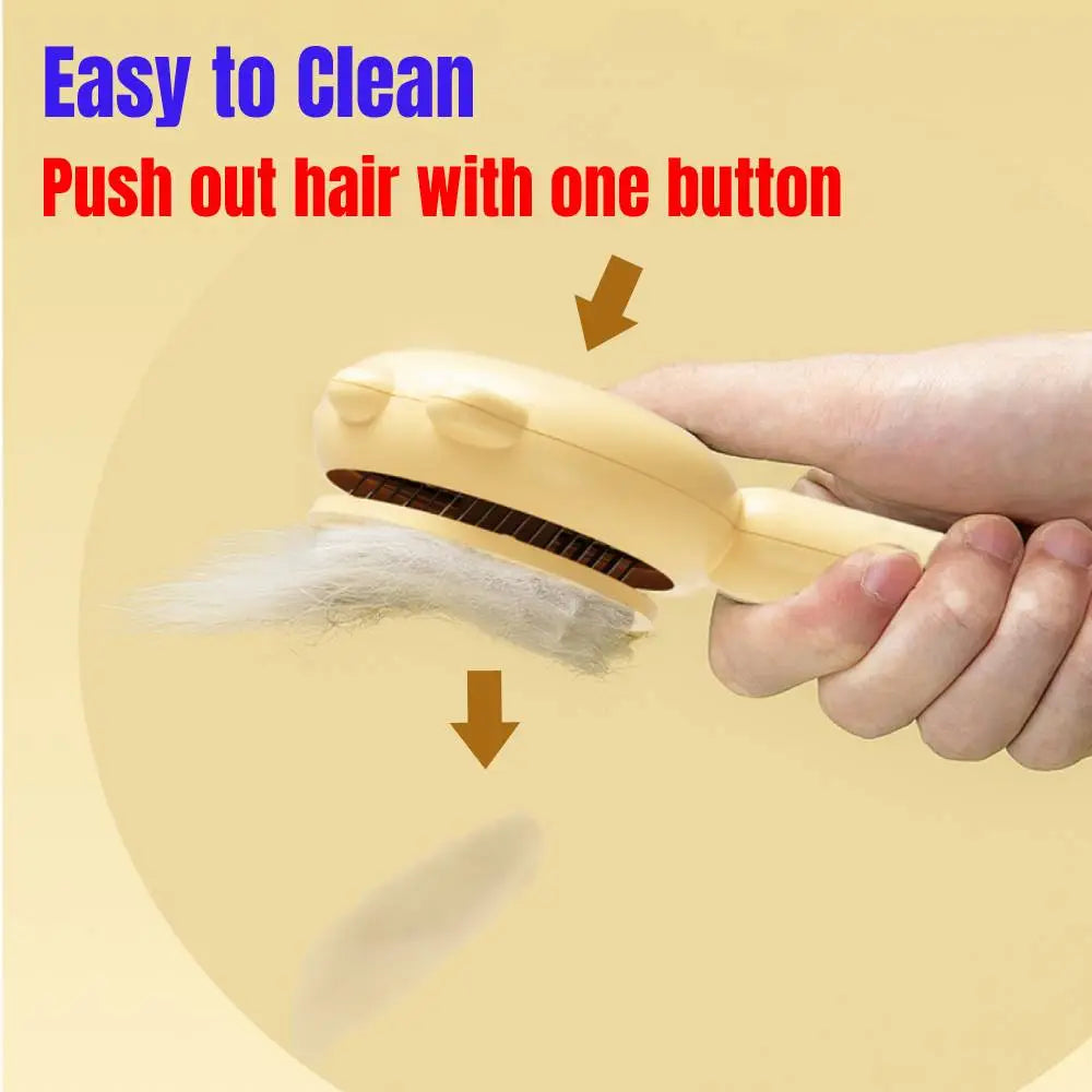 Cat Claw Shape Grooming Brush: Professional Massage Remover for Pet Hair  ourlum.com   