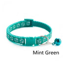 Colorful Cartoon Pet Collar with Bell - Adjustable Safety Necklace  ourlum.com p  