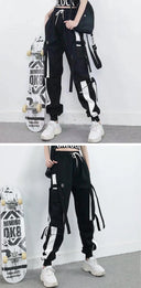 Women Cargo Pants 2023 Harem Fashion Punk Jogger Trousers