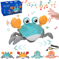 Crawling Crab Octopus Toy: Interactive Musical Educational Toddler Gift