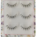 NEW 3D Mink Lashes Natural short Full Strip Lashes Transparent terrier Short Mink Lashes Style False Eyelashes  ourlum.com 3pairs LX06  