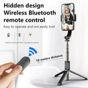 Q08 Mobile Phone Holder Stabilizer Bluetooth Selfie Stick