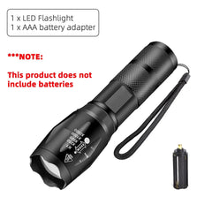 LED Camping Torch: Brightness Customized, Focus Zoom, Waterproof & Lightweight