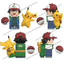 Pokemon Ash Ketchum Pikachu Building Blocks Toy Set  ourlum.com EM001  