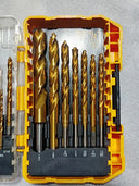 21-Piece DEWALT Titanium Drill Bit Set for Wood Metal Plastic