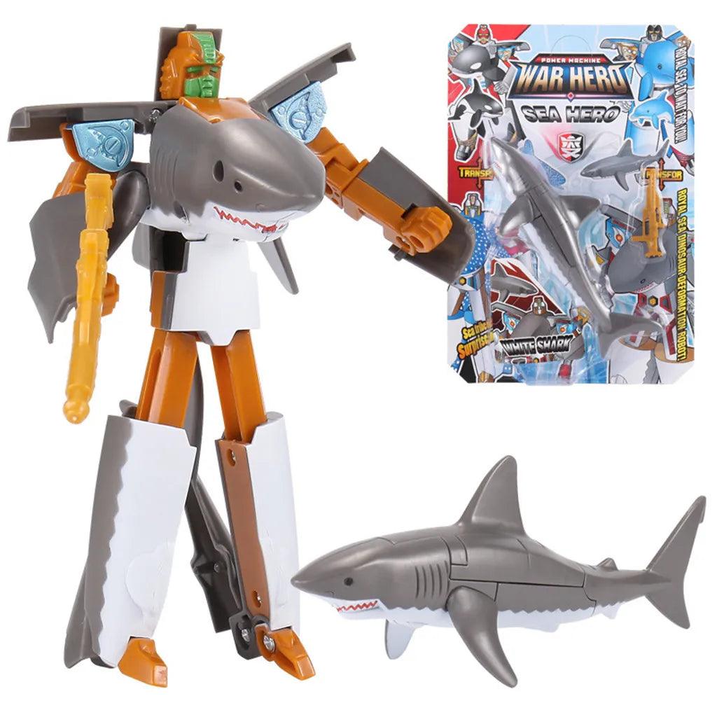 Smart Shark Transformer Robot Toy for Kids: Interactive Anime Figurine & Gift  ourlum.com   