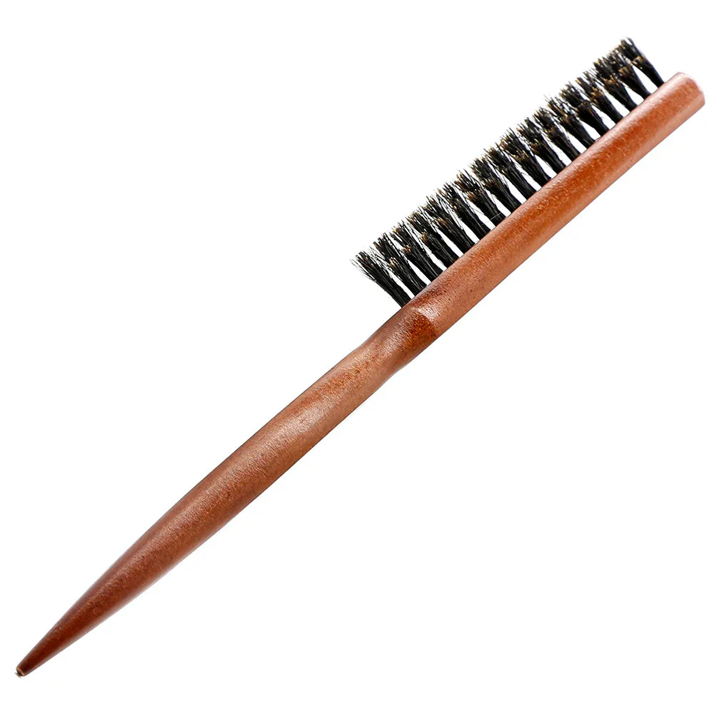 Boar Bristle Hair Brush: Luxury Styling Tool for Hair Barber Hairdresser