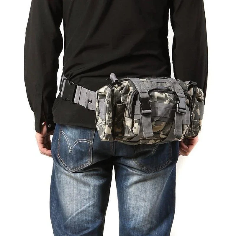 Outdoor Military Tactical Backpack Hunting Waist Pack Waist Bag Camping Hiking Pouch Chest Bag