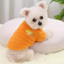 Chihuahua Dog Hoodies: Stylish Warm Coat for Small Dogs  ourlum.com Orange XS for 0.5-1kg 