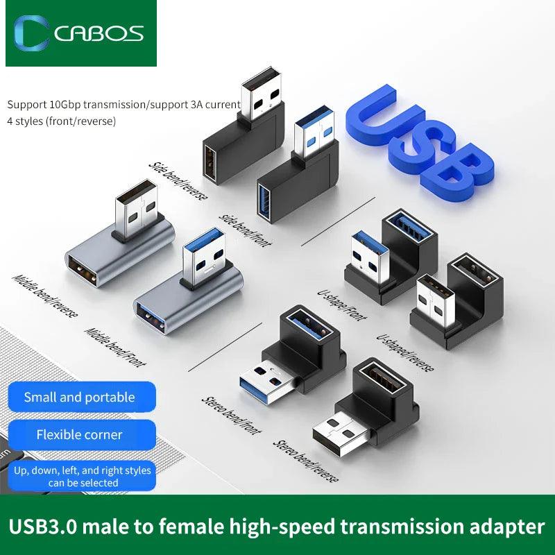 USB Extension Adapter: Efficient Connectivity with Unique Elbow Design  ourlum.com   